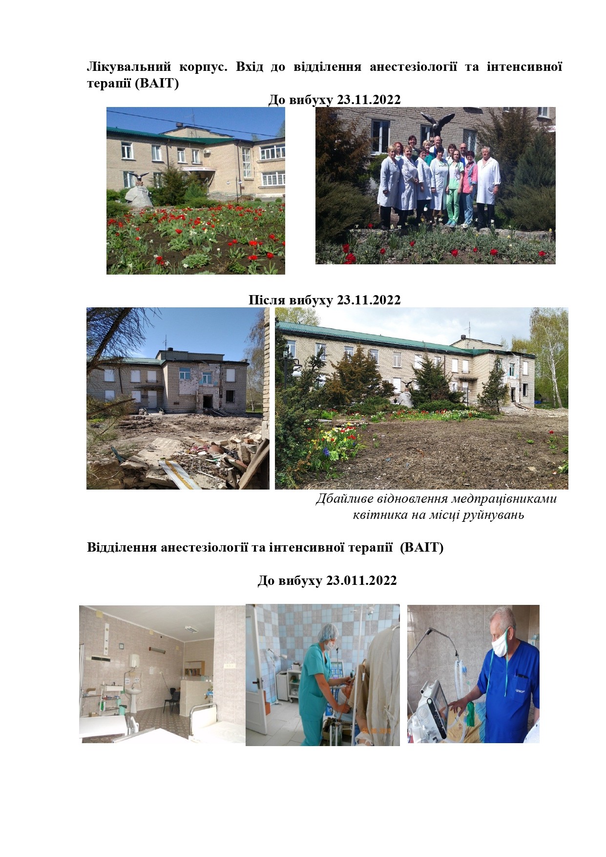 Сьогодення нашої лікарні