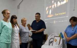 Посвіт пам’яті: Вільнянська лікарня вшанувала загиблих колег